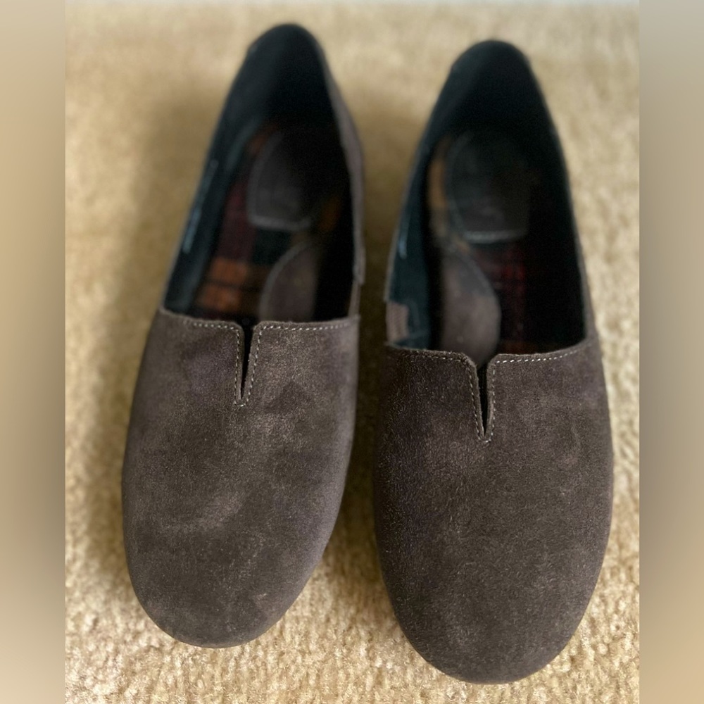 Born Sebra basalto suede gray comfort ortho shoes